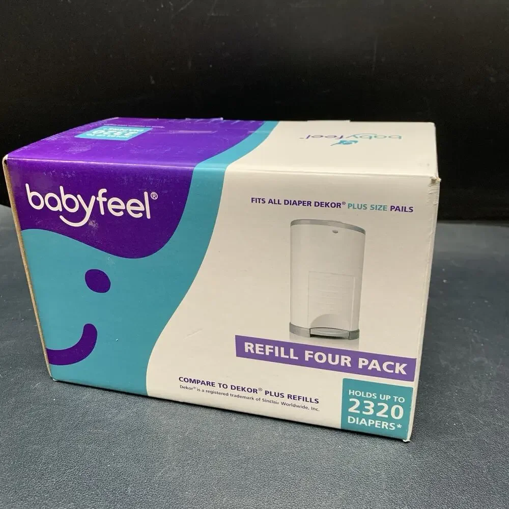 Babyfeel Refill Pack Holds up to 2320 Diapers Fit All Dekor Plus Sz Diaper Pails